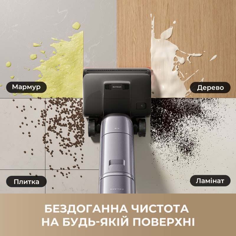 Акумуляторний миючий пилосос Dreame H16 Pro Steam (HHR48F)