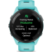 Смарт-годинник Garmin Forerunner 265 Black Bezel with Aqua Case and Aqua/Black Silicone Band (010-02810-12)