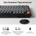 Клавіатура бездротова Keychron K10 Max Keychron Super Banana Switch Black RGB (K10M-H4-UA)