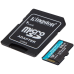 Карта пам`яті MicroSDXC  64GB UHS-I/U3 Class 10 Kingston Canvas Go! Plus R200/W200MB/s + SD-адаптер (SDCG4/64GB)