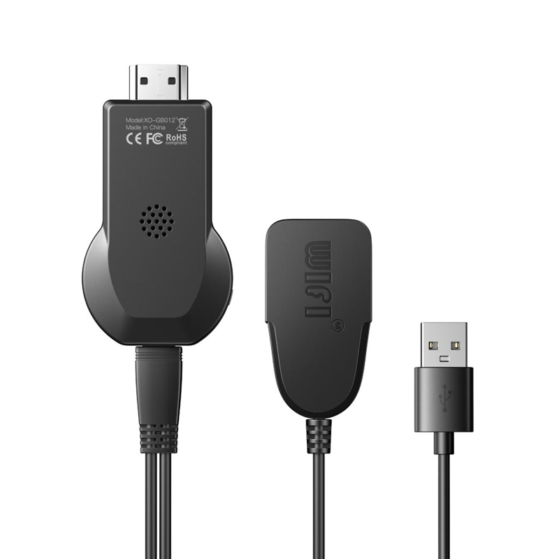 Адаптер XO GB012 HDMI - USB-A (M/M) Black 