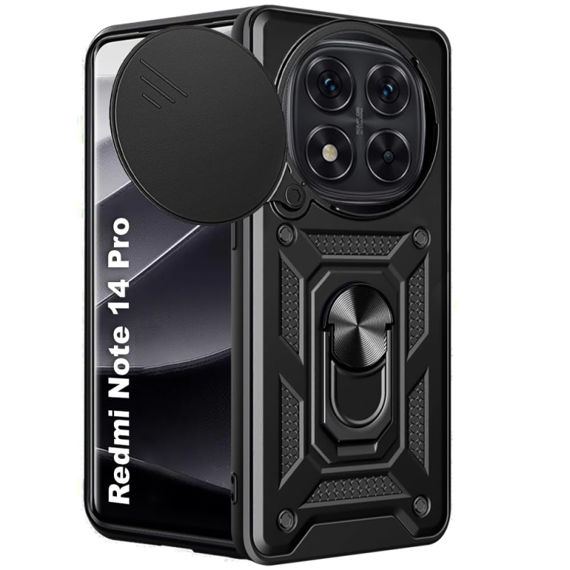 Чохол-накладка BeCover Military для Xiaomi Redmi Note 14 Pro 5G Black (712869)