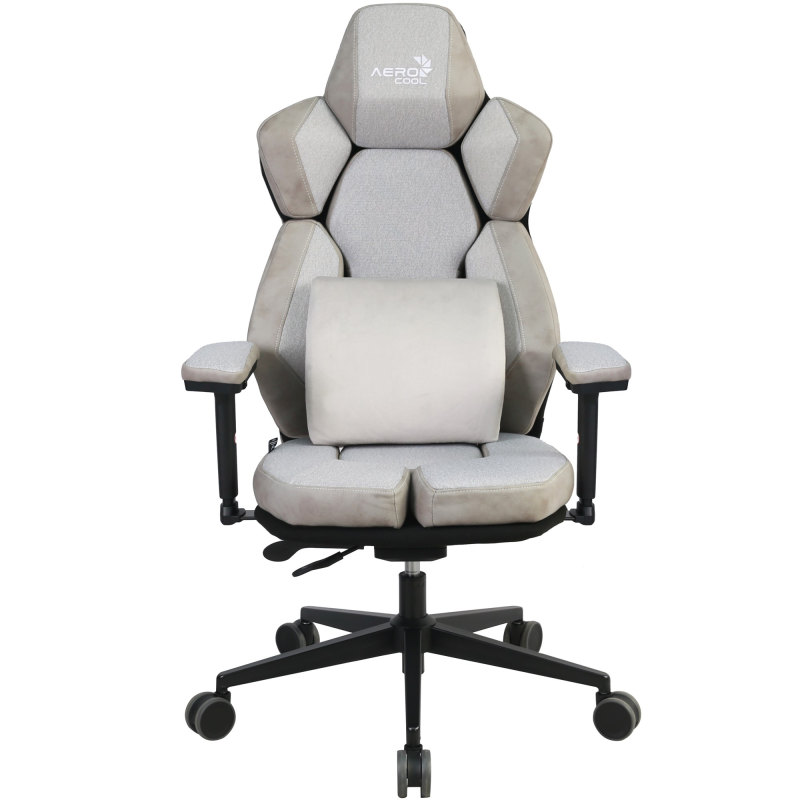 Крісло для геймерів AeroCool XTAL Loft Air Light Grey (TEGC-2100104.41)
