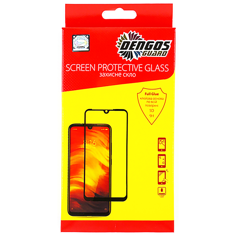 Захисне скло Dengos для Samsung Galaxy S25 Ultra SM-S938 Black Full Glue (TGFG-391)