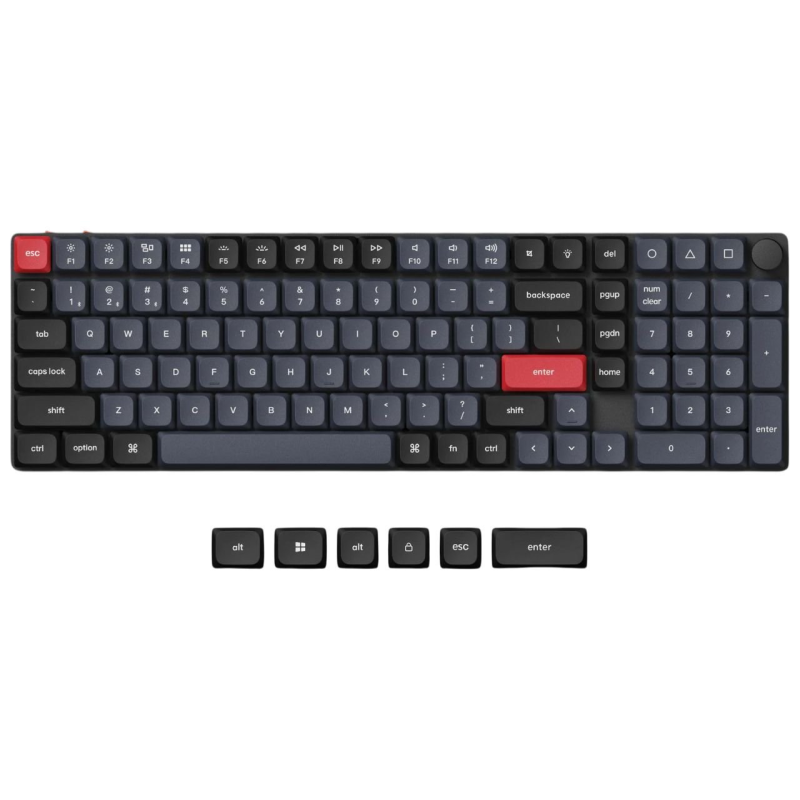 Клавіатура бездротова Keychron K17 PRO 100Key (K17P-A1-UA)