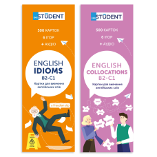Картки для вивчення англійської мови English Student. Idioms B2-C1 & Collocation B2-C1