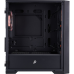Корпус 1stPlayer T4-G-BK-4FS7 Black