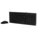 Комплект (клавіатура, миша) A4Tech KR-8572 Black