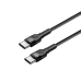Кабель ColorWay USB Type-C - USB Type-C (M/M), 3.0 А, 1 м, Black (CW-CBPDCC047-BK)