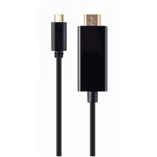 Кабель Cablexpert USB Type-C - HDMI (M/M), 2 м, чорний (A-CM-HDMIM-01) 