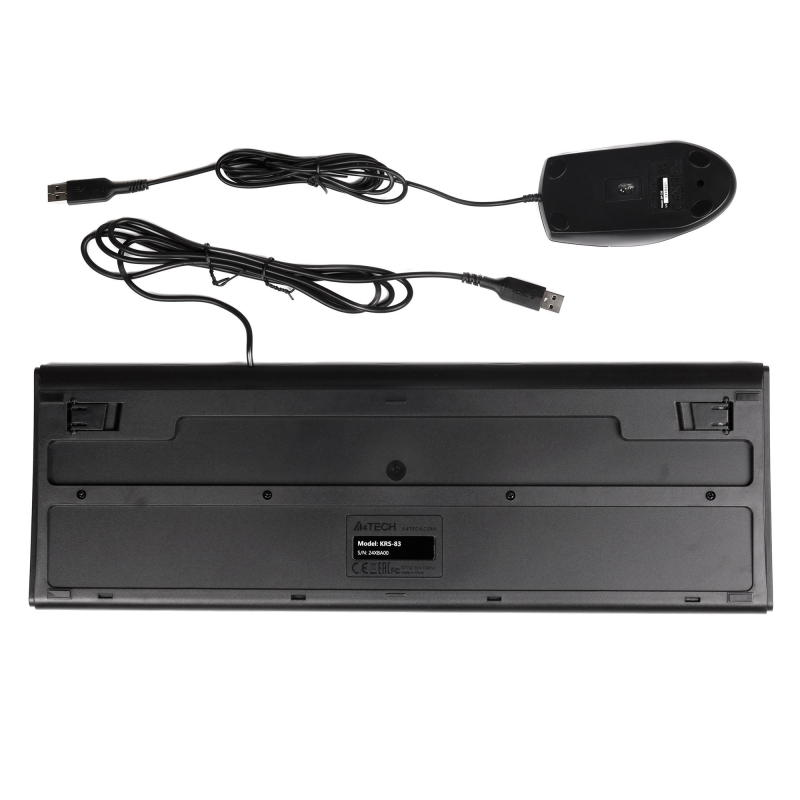 Комплект (клавіатура, миша) A4Tech KR-8372 Black