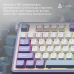Клавіатура бездротова Ajazz AK980 V2 Maillard Switch White (AK980-V2-M-PWB)