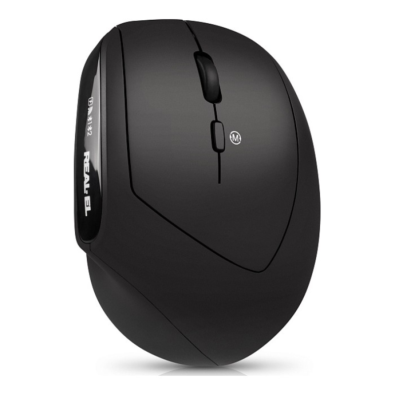 Миша бездротова REAL-EL RM-490W Black
