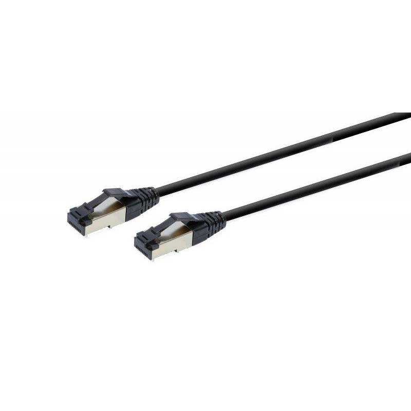 Патч-корд Cablexpert (PP8-LSZHCU-BK-5M) cat.8, S/FTP, літий, 50u 