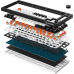 Клавіатура бездротова GamePro Asgard Valhalla MK160B Pro Black