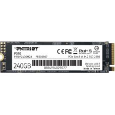 Накопичувач SSD  240GB Patriot P310 M.2 2280 PCIe NVMe 3.0 x4 TLC (P310P240GM28)