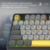 Клавіатура Ajazz AF98 Black USB-C Black Gray Yellow (AF98-BGY)