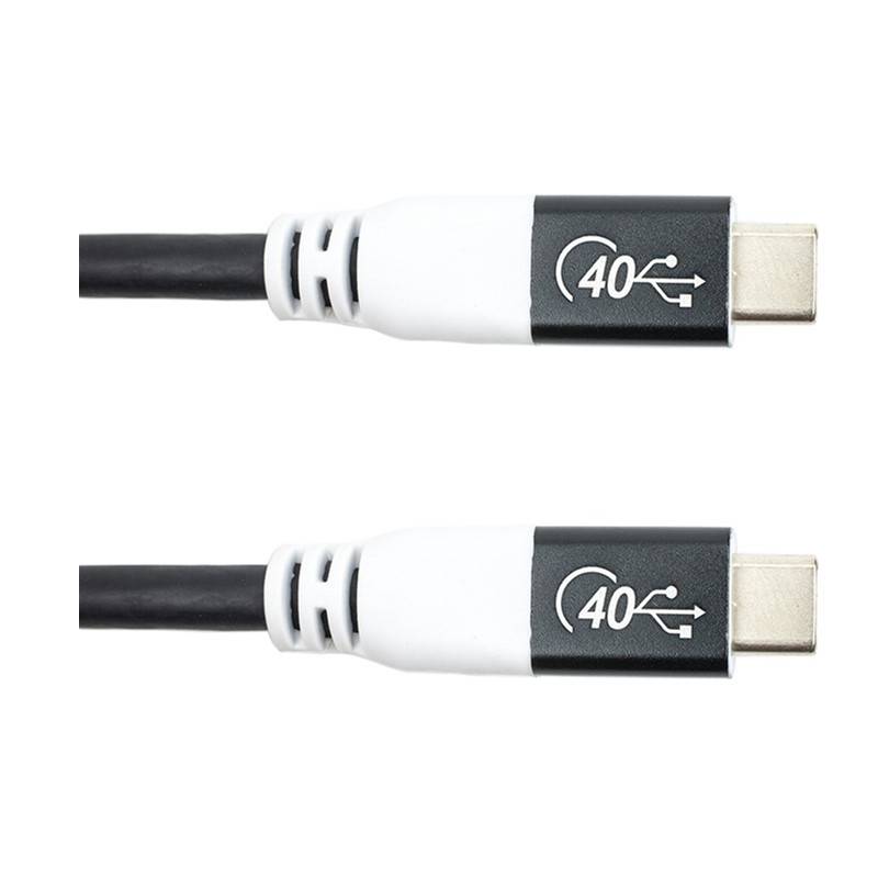 Кабель San Guan USB Type-C - USB Type-C (M/M) PD 100W, 40Gbps, 3 м Black (CA914135)