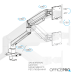 Кронштейн OfficePro MA601B 17-40