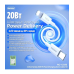 Кабель Remax Dofon USB Type-C - Lightning (M/M), 1 м White (RC-C026)