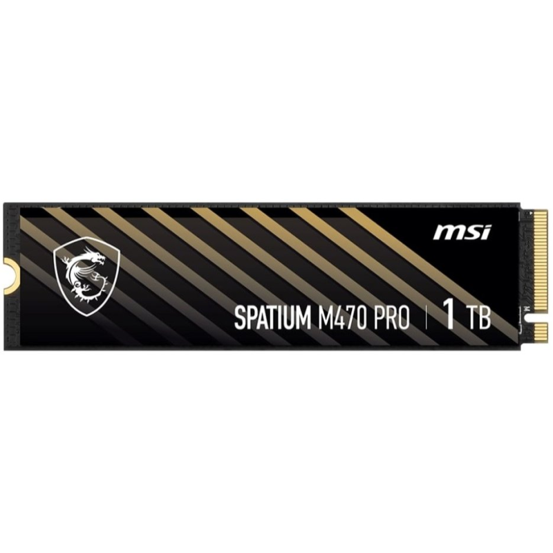 Накопичувач SSD 1TB MSI Spatium M470 Pro M.2 2280 PCIe 4.0 x4 NVMe 3D NAND TLC (S78-440L0J0-P83)