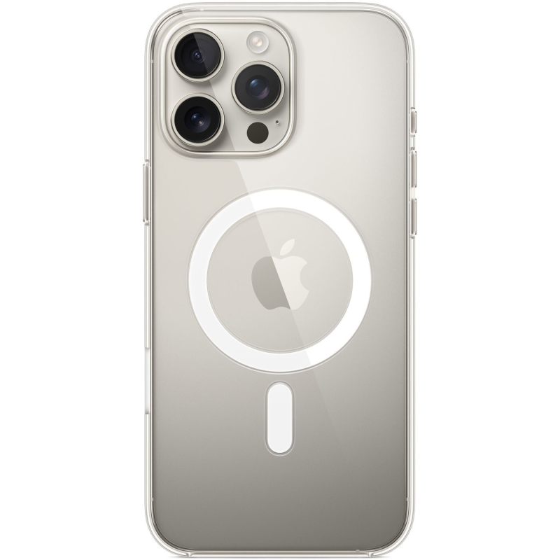 Чохол-накладка Apple Clear Case with MagSafe для Apple iPhone 16 Pro Max Transparent (MA7F4)