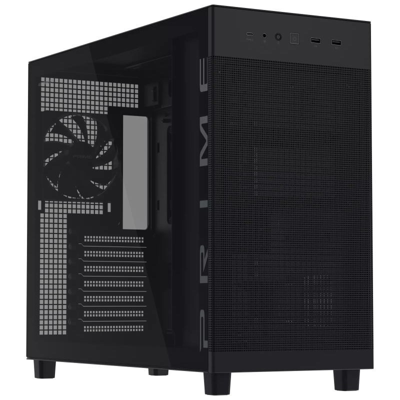 Корпус Asus Prime AP303 TG Black (90DC00V0-B39010)