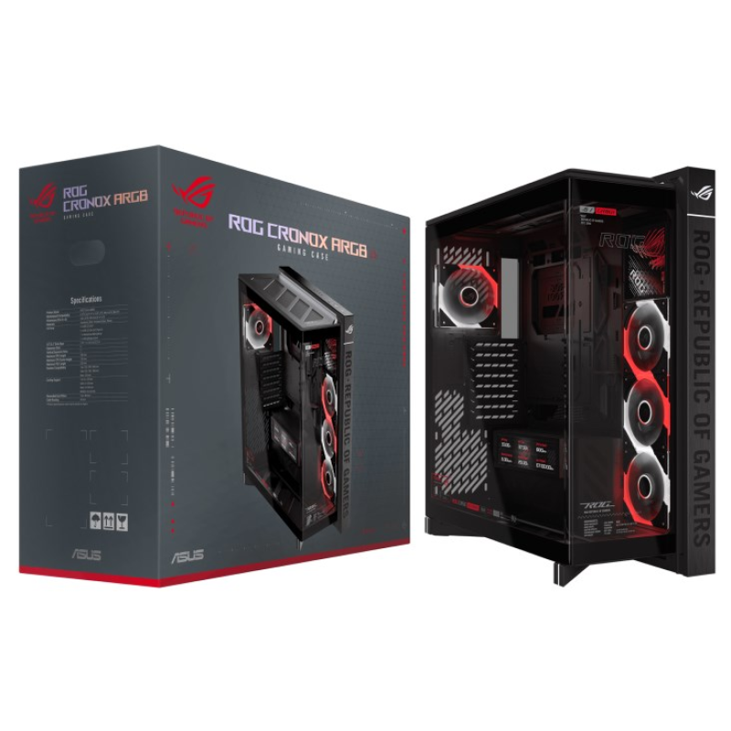 Корпус Asus ROG Cronox GR801 Curve TG ARGB Black (90DC00T0-B09030)