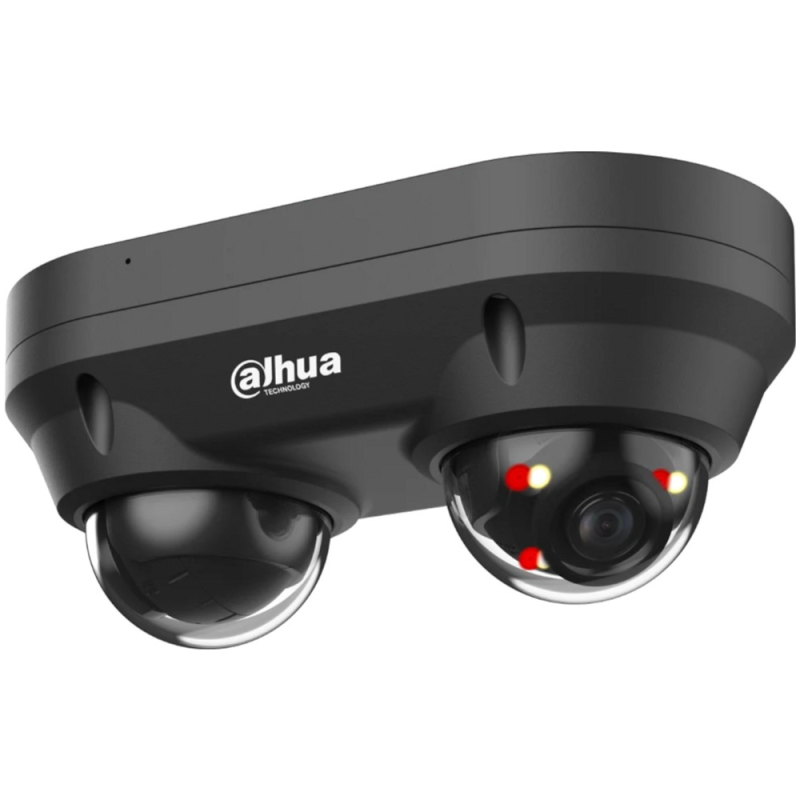 P-камера Dahua DH-IPC-HDBW2449F-AS-E2-IL-Black 2x4МП