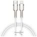 Кабель Baseus Cafule Metal USB-C - Lightning (M/M), 1 м White (6953156202078)