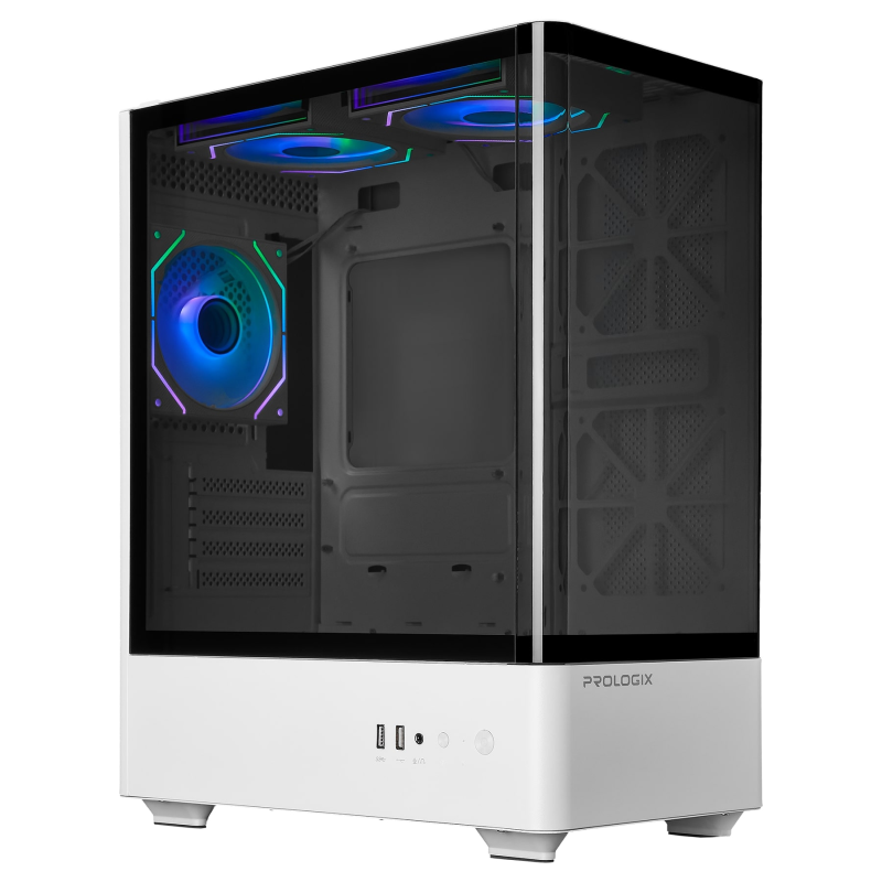 Корпус Prologix Lumi GM-01AW Glass White