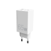 Мережевий зарядний пристрій Sigma mobile X-power 65W GaN, PD, QC (2xUSB-C + 1xUSB-A) White (PS65-01)