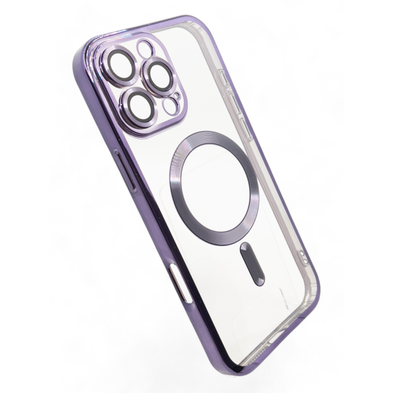 Чохол-накладка BeCover TPU Chrome Case MagSafe для Apple iPhone 16 Pro Max Purple (712089)