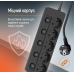 Фільтр живлення СolorWay (CW-PSEA55SBK) 5 розеток, 5м, Black