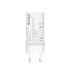 Мережевий зарядний пристрій Sigma mobile X-power 65W GaN, PD, QC (2xUSB-C + 1xUSB-A) White (PS65-01)