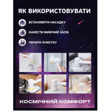 Електрична щітка для прибирання з акумулятором Ikos 10977-DAH