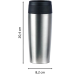 Термочашка Tefal Travel Mug Classic 360 мл Stainless Steel (N2020110)