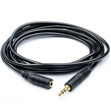 Аудіо-кабель Atcom (16849) mini-jack 3.5мм(M)-mini-jack 3.5мм(F) 5м пакет (Подовжувач)