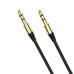 Аудіо-кабель SkyDolphin SR07 3.5 мм - 3.5 мм (M/M), 1 м, Black (SDAUX-000052)