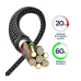 Кабель Remax Lesu USB Type-C - USB Type-C 65W, 1м, Black (RC-195)