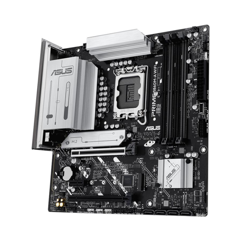 Материнcька плата ASUS PRIME B860M-A WIFI s1851 B860 4xDDR5 M.2 DP HDMI Wi-Fi BT mATX