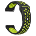 Ремінець BeCover Nike Style для Xiaomi Amazfit Bip/Bip Lite/Bip S Lite/GTR 42mm/GTS/TicWatch S2/TicWatch E Black-Yellow (705706)