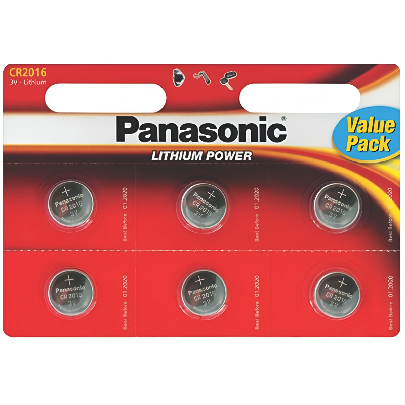 Батарейка Panasonic CR 2016 BL 6шт