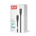 Кабель ColorWay USB Type-C - Lightning (M/M), TPE embossed, 3А, 1 м, Black (CW-CBPDCL101-BK)