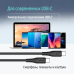 Кабель ColorWay USB Type-C - USB Type-C (M/M), textured PVC, 3А, 2 м, Black (CW-CBPDCC095-BK)