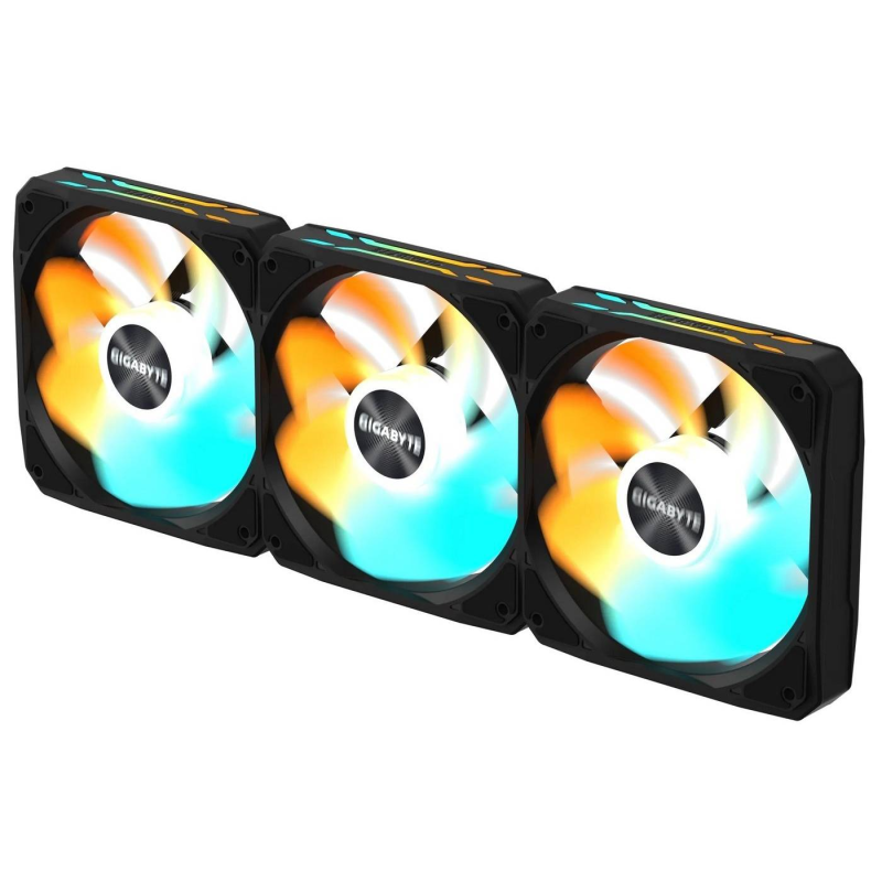 Вентилятор Gigabyte EZ Chain RVS Fan 120 3-Pack Black (GP-GBT EZRVSFAN1203)