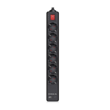 Фільтр живлення REAL-EL RS-Protect 605 3м Black (EL122300041)