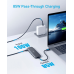 USB-хаб Anker USB-C Hub 332 5-in-1 Black (A8355H11)
