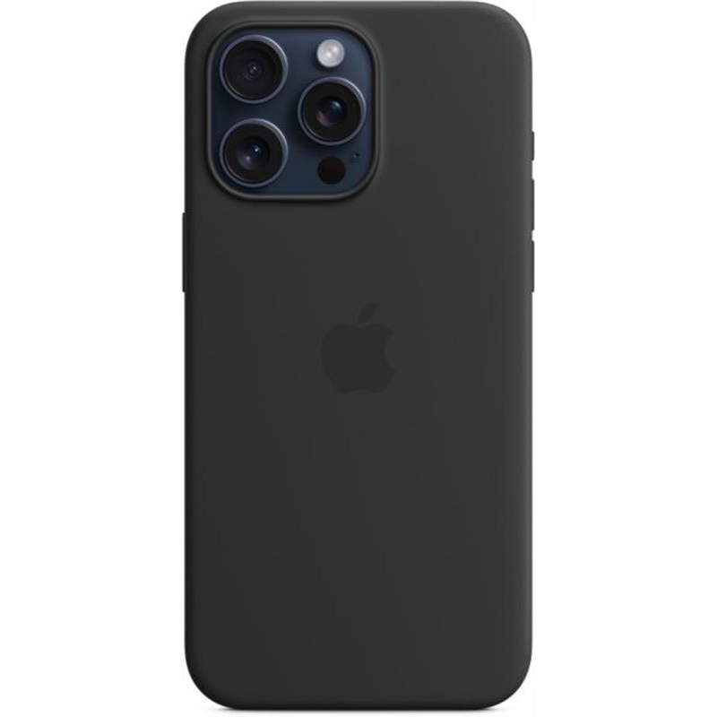 Чохол-накладка Apple Silicone Case with MagSafe для Apple iPhone 15 Pro Max Black (MT1M3)