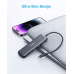 USB-хаб Anker USB-C Hub 332 5-in-1 Black (A8355H11)